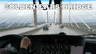 Driving on Golden Ears Bridge