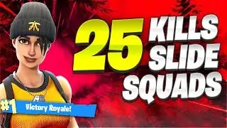 Fnatic Motor INSANE 25 Kill *NEW* Slide Squad Game Mode - Fortnite Battle Royale
