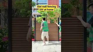 Mexytech slat wall fence #mexytech #fence #fencedesign #garden #nature