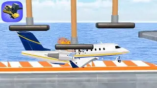 Crash Master 3D -Gameplay Failed Levels Private Jet Plane Crashes 3D Realistic Plane Crashes Stunts