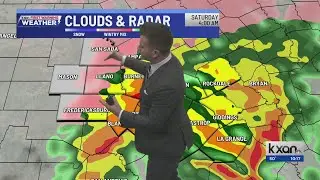 Winter Storm Warning now set to start earlier Saturday morning | KXAN Forecast (Jan. 23)