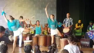 Drum Line at Te Oro, Auckland, NZ- Tamani Performing Video-4