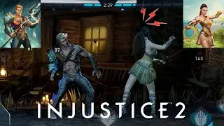 Aquaman vs. Amazon Wonder Woman | Arena | INJ2 Mobile