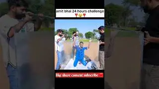 !! amit bhai 24 hour challenge ❣️😵❣️ !! @CrazyXYZ