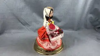 Vintage Italian Music Box Doll