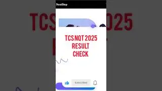 Aug 25 2025 TCS NQT Result Check #fypシ゚viral #tcsnqt #2025batch #tcsresults #tcs #shortsfeed #fypage