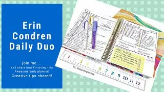 The Erin Condren Daily Duo!