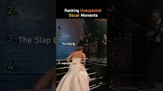 Ranking Unexpected Oscar Moments #shorts #oscars #trending