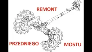 Yanmar YM2210D remont przedniego mostu cz2