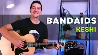 How to play Bandaids by Keshi Guitar Lesson | Guitar Tutorial with Chords