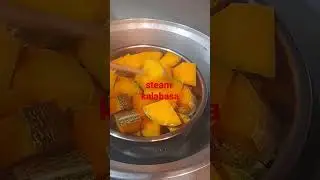 steam kalabasa  #satisfying #shortvideo #food #cooking #virginia