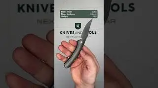 GiantMouse ACE Jutland JUTLAND-SJ-TI, Satin CPM S90V Grey Milled Titanium pocket knife