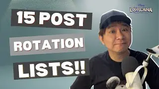 Breaking Down 15 Post Rotation Lorcana Decklists from Frank Karsten