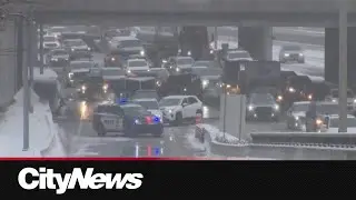 Heavy snowfall in Montreal caused stress, delays and accidents