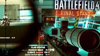 Battlefield 4: Final Stand - L96A1 Sniper Recon Gameplay