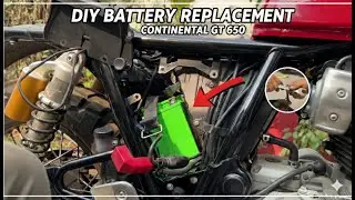 Battery Replacement || DIY || Continental GT 650