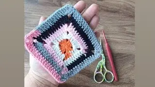 Elde kalan iplerle kolay motif yapımı ❤️