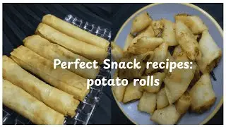 Perfect Party Snacks: Potato Rolls & Crispy Squares!