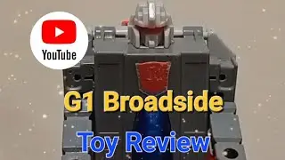G1 Broadside : Toy Review - BRICK! #thewashbrookshow #transformers #toyreview #toys #transformersg1