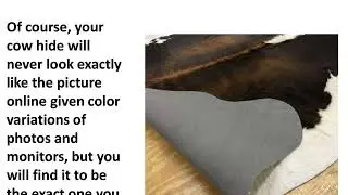 Cowhide Rugs in Australia