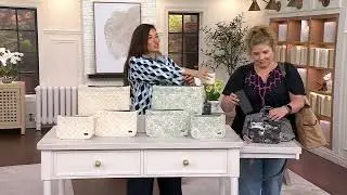 Periea Set of 3 Faux Leather Purse Organizers on QVC