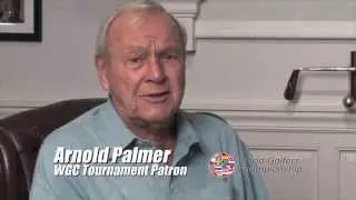 Randy Tantlinger & Golf Legend Arnold Palmer for the World Golfers Championships
