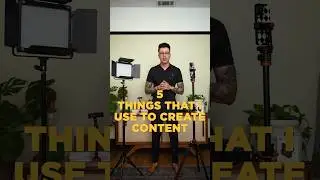 5 content creator must haves. #contentcreation #capcut #contentcreator #influencer #tripod