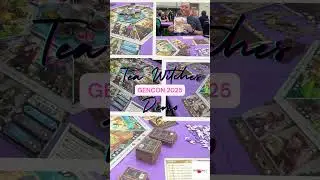 GenCon 2025 Tea Witches Demo by The Op Games.