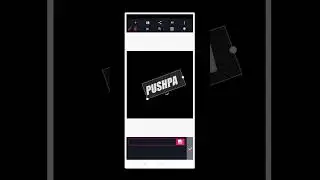 pushpa logo making in pixellab application #trending #pushpa #pushparaj #alluarjun