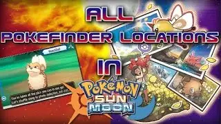 Все локации PokeFinder в Pokemon Sun и Moon