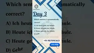 Day 3 of 65 &ndash; Master German Word Order! 🧠🇩🇪Verb always goes in position 2 .