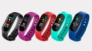 Смарт фитнес браслет Lemfo M3s с цветным 0,96 дюймовым экраном