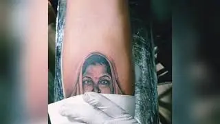 mother portrait tattoo. ma tattoo