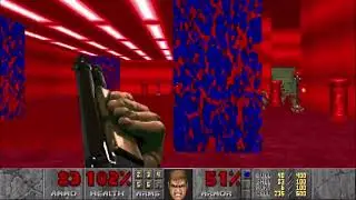 Doom 1993 E2M4 (Deimos Lab) Nightmare 100% Items, kills, and secrets.