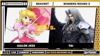 Bay State Beatdown 184 - Winners Round 2 - Sailor Jess (Peach) VS Tai (Sephiroth) - SSBU Singles