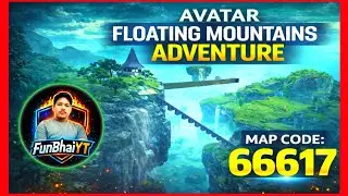 😱 AVATAR FLOATING MOUNTAINS ADVENTURE | BGMI WOW MODE PARKOUR 🔥 | Map Code 66617
