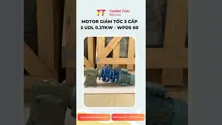 Motor giảm tốc 3 cấp (2 UDL 0.37kW v&agrave; 1 WPDS 60) tiết kiệm điện, ưu điểm tốt, c&oacute; sẵn giao to&agrave;n quốc