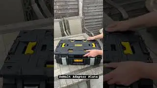 DeWalt ToughSystem Adaptor Plate #dewalttools #dewaltpowertools