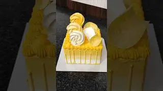 Beautiful pineapple square cake 😍 decoration ideas #pineapplecake #shorts #ytshorts #viralvideo#cake