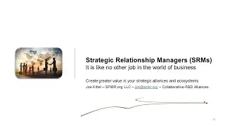 SRM Training  - Module 3 - SRMs (Strategic Relationship Managers)