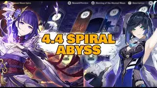 C6 Yelan+ C3 Raiden & Spiral Abyss 4.4 - Genshin Impact