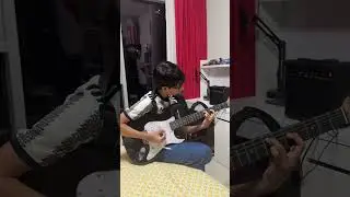My first video (Battery Metallica) #shorts #electricguitar #guitar #battery #metallica