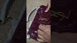 YSL Niki Bag Quality Check Close-up: Leather & Hardware Scratch Test | Honest Review