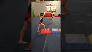 Cartwheel rainbow mat drill