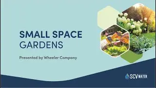 SCV Water Landscape and Gardening Workshop: Small Space Gardening