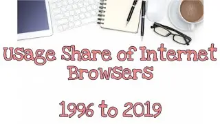 Comparison Usage Share of Internet Browsers 1996 to 2019 [Bar chart race]