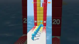 CROWD RUN 3D HYPER CASUAL MOBILE GAME WALKTHROUGH GAMEPLAY TUTORIAL FIRST 3 LEVELS IOS JANUARY 2021