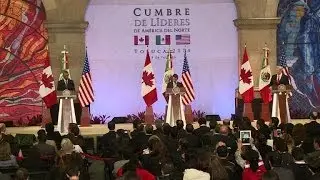 North American leaders meet for trade talks