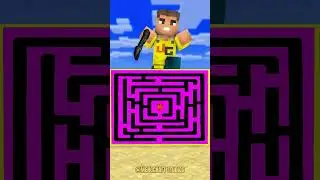 HELP! Herobrine Needs to Solve the Maze Challenge!  #funnyshorts