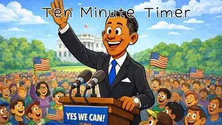 ⏱️ 10 Minute Countdown Timer Presidential Style!!!!